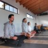 meditation session at mindful heart retreat yogataio monchique